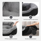 INVENHO Small Dog Bed Orthopedic Warming Soft Calming Sleeping Durable - Image 7