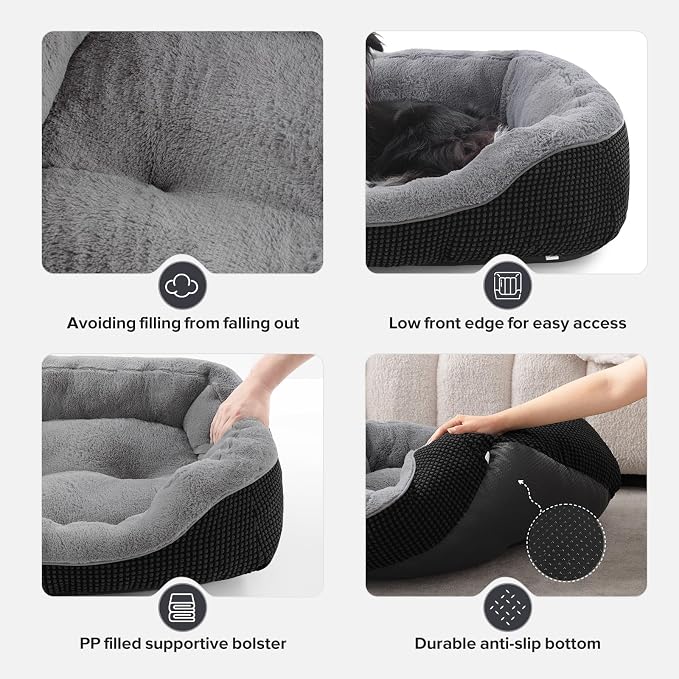 INVENHO Large Dog Beds Large Sized, Washable Orthopedic Warming Soft Sleeping - Image 7