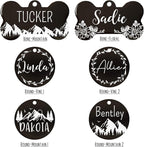UltraJoys Stainless Steel Pet ID Tag Dog Name Tags Personalized Front and Back - Image 4