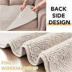 H.VERSAILTEX Non Slip Pet Couch Cover Chenille Dog Bed Protector Thick Soft - Image 7