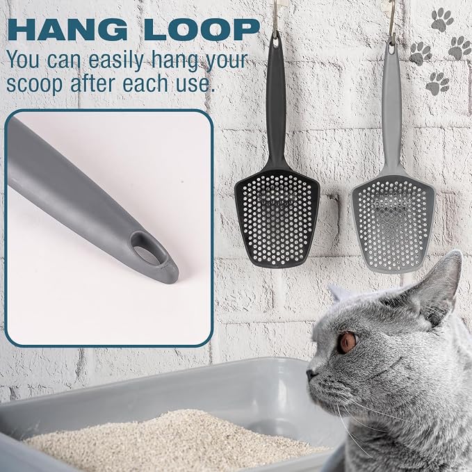 Set of 1 Cat Litter Scoop with Small Holes, Deep Sifting Shovel - Image 5