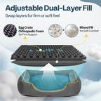 Orthopedic Medium Sized Dog Bed - Image 5