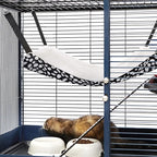 Jetec 2 Pack Cat Hammock for Cage, Catio Accessories Reversible Soft Cats Bed - Image 7
