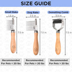 We Love Doodles Dog Dematting Brush & Rake, Detangler Brush - Image 6