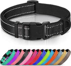 Joytale Reflective Dog Collar, Soft Neoprene Padded Breathable Nylon Pet Collar by Joytale