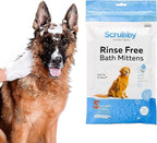 No Rinse Wipes | Rinse Free Shampoo Mittens | Dogs & Cats | Bath Wipes | - Image 9