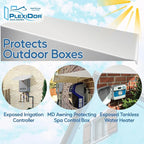 Plexidor Performance Pet Doors Universal Pet Door Awning - Image 3