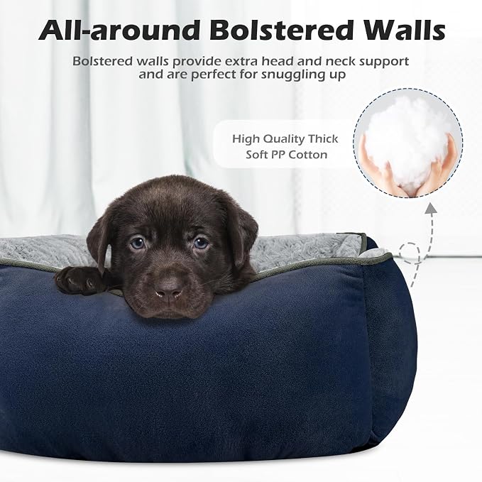 INVENHO Small Dog Bed Rectangle Washable Orthopedic Soft Calming Sleeping - Image 2