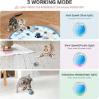 Interactive Cat Toys for Indoor Cats Automatic Motion Activated Moving Ball - Image 4
