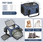 Premium Pet Carrier – Dog & Cat Travel Bag, Airline Approved, Soft-Sided Design - Image 5