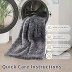 Cat Blanket for Indoor Cats Ultra-Soft Plush Small Blanket Machine Washable - Image 8