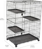 Amazon Basics Large 3-Tier Cat Cage Playpen - Image 4