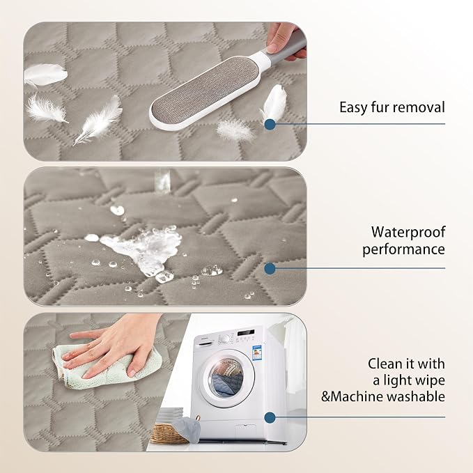gogobunny 3X Stronger Waterproof Pet Blanket, Scratch Proof Furniture Protector - Image 6