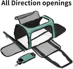 Soft-Sided Cat/Dog/Pet Carrier, Collapsible Pets Travel Carriers - Image 2