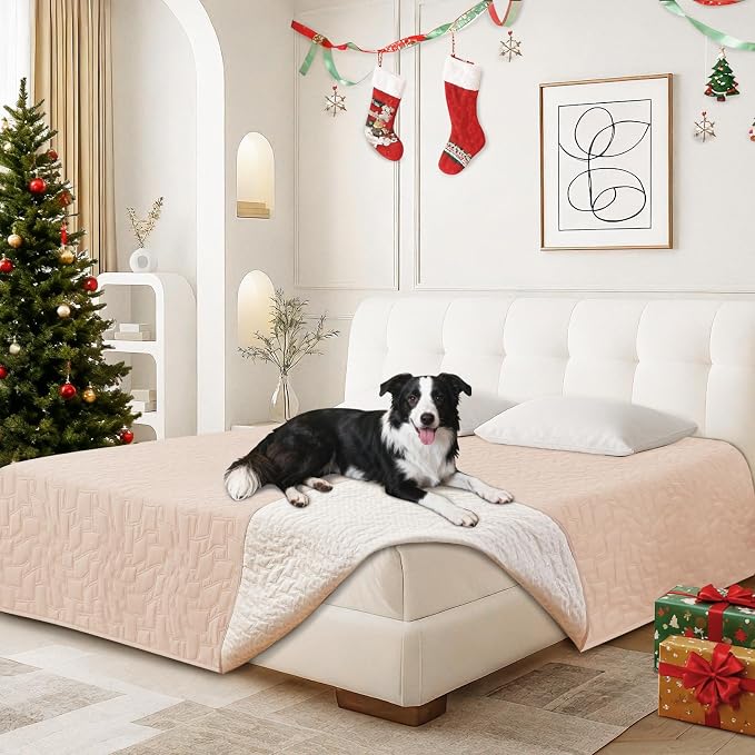 Waterproof Dog Blanket, Non-Slip Soft Pet Bed Cover, Couch Cover by CYCMACOHOME