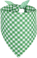 Dog Bandana Green Large 1PCS, Summer Spring Scarf by Unknown