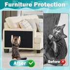 Bed Cat Scratcher Pad, 47.2"x15.8"Cat Scratching Mat, Self-Adhesive Trimmable - Image 8
