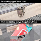 Airline Approved Pet Carrier for Cats and Small Dogs, Breathable and - Image 5