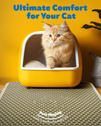 Cat Litter Mat - 23.2'' x 14.6'' Small Litter Trapping Mat, Waterproof - Image 3
