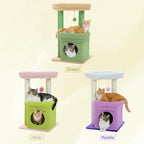 PEQULTI Cat Tree Flower Cat Tower - Image 3