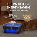 Veken Small Pet-Friendly Cat Water Fountain - Image 5