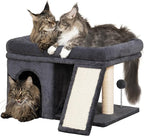 XL Cat Tree Tower for Large Adult Cats 20 lbs+, 25in Perch Bed, Condo Cave for - Image 9