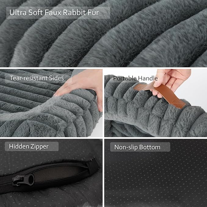 Orthopedic Dog Bed for Extra Large Dogs, Comfort-Sided Calming Pet Bed Couch - Image 6