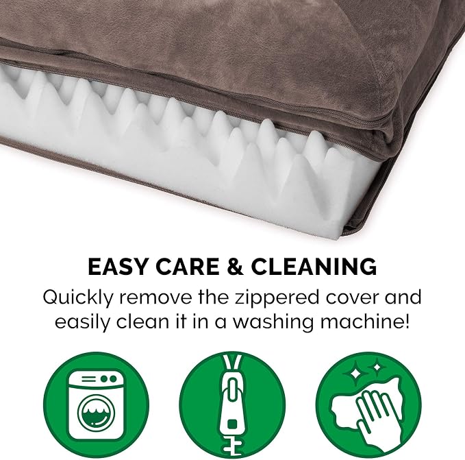 Furhaven Orthopedic Dog Bed for Large/Medium Dogs w/ Removable Bolsters & - Image 8