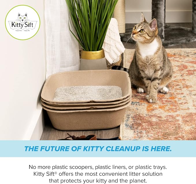 Kitty Sift Disposable Sifting Cat Litter Box Jumbo, Durable and Portable - Image 11