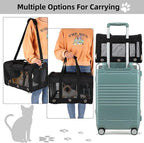 Soft Sided Cat/Dog Carrier，Collapsible Mesh Pets Travel Carriers - Image 3