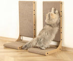 Zakkart 4-Pack Cat Scratching Board, 25.6'' Tall Cardboard L Shape Vertical Cat - Image 7