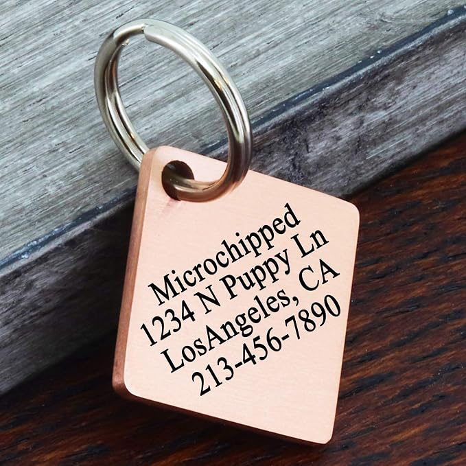 Ultra Joys Dog ID Tag, Custom Dog Tag Personalized Cat Tag, Pet ID Tag - Image 4
