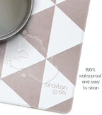 CROXTON & CO. Non-Slip Faux Leather Pet Feeding Mat - Image 4