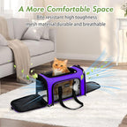 Soundy Large Cat Carrier Dog Carrier Under 25 Lbs, Collapsible Ventilated - Image 6