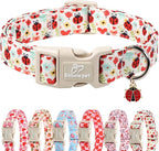 Ladybug Dog Collar for Large Dogs by Babolepet