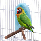 2Pcs Comfort Corner Fleece Bird Blanket Parrot Cage Snuggle Hut Warm Bird Nest - Image 6
