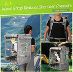 Suertree Bird Carrier Travel Cage, Cockatoo Carrier, Parrot Travel Backpack - Image 4