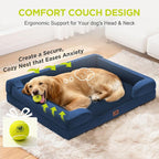 Orthopedic Dog Bed for Extra Large Dogs, XXL Waterproof Egg Crate Memory Foam - Image 7
