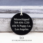 Ultra Joys Stainless Steel Pet ID Tag Dog Name Tags Personalized Front and Back - Image 3