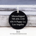 UltraJoys Stainless Steel Pet ID Tag Dog Name Tags Personalized Front and Back - Image 3