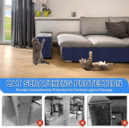 Climbing Cat Scratcher Mat Trimmable Cat Scratching Post Carpet 118’’x15.8’’ - Image 5