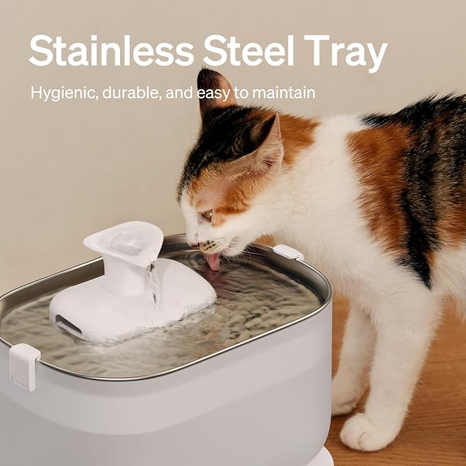 PETLIBRO Cat Water Fountain + PETLIBRO Genuine 4 Packs Filters, Cat Fountain - Image 4