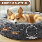 JOLLYVOGUE Calming Dog Bed for Small Dogs - Image 2