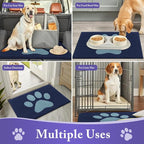 Buganda Dog Door Mat for Muddy Paws, Absorbent Dirt Trapper Washable Indoor - Image 8