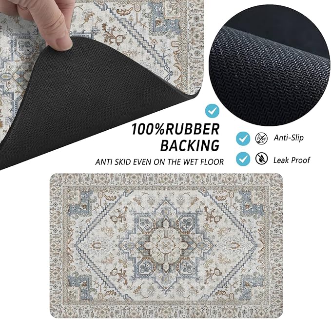 2 Pack Dog Food Mats for Floors, Absorbent and Quick-Drying Pet Cat Food Mat - Image 7