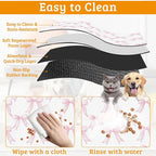 Pet Feeding Mat, Non-Slip Water Bowl Placemat, Pet Supplies 12" x 20" - Image 5