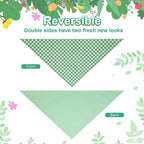 Dog Bandana Green Small 1PCS, Summer Spring Scarf - Image 6