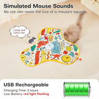 Potaroma Interactive Cat Feather Toys, Hide and Seek Concealed Moving Feather - Image 5