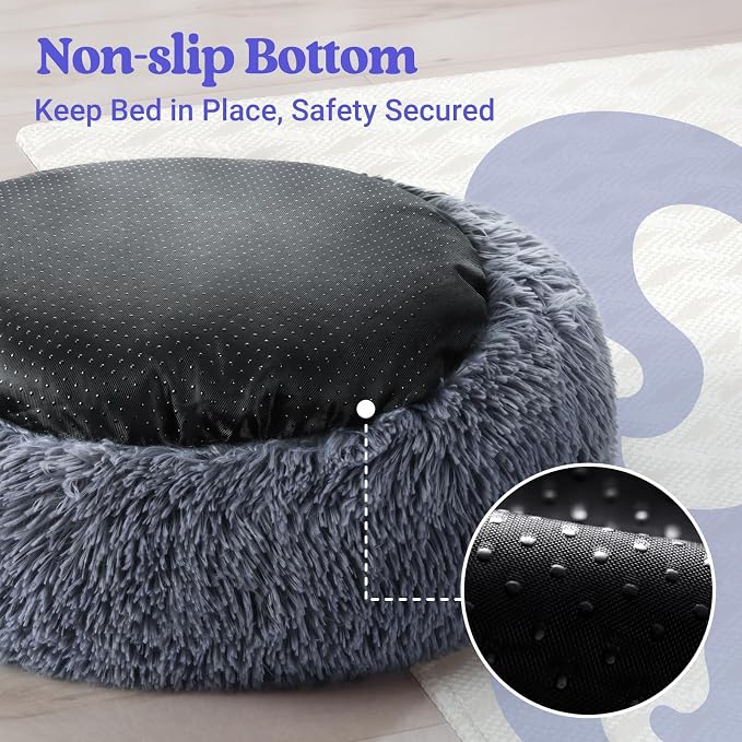 rabbitgoo Calming Dog Bed for Small Medium, 27 inches Pet Bed Machine Washable - Image 7