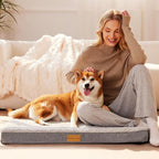 Patas Lague Orthopedic XL Dog Bed Large Sized Dog 48''X30'', Soft Waterproof - Image 2